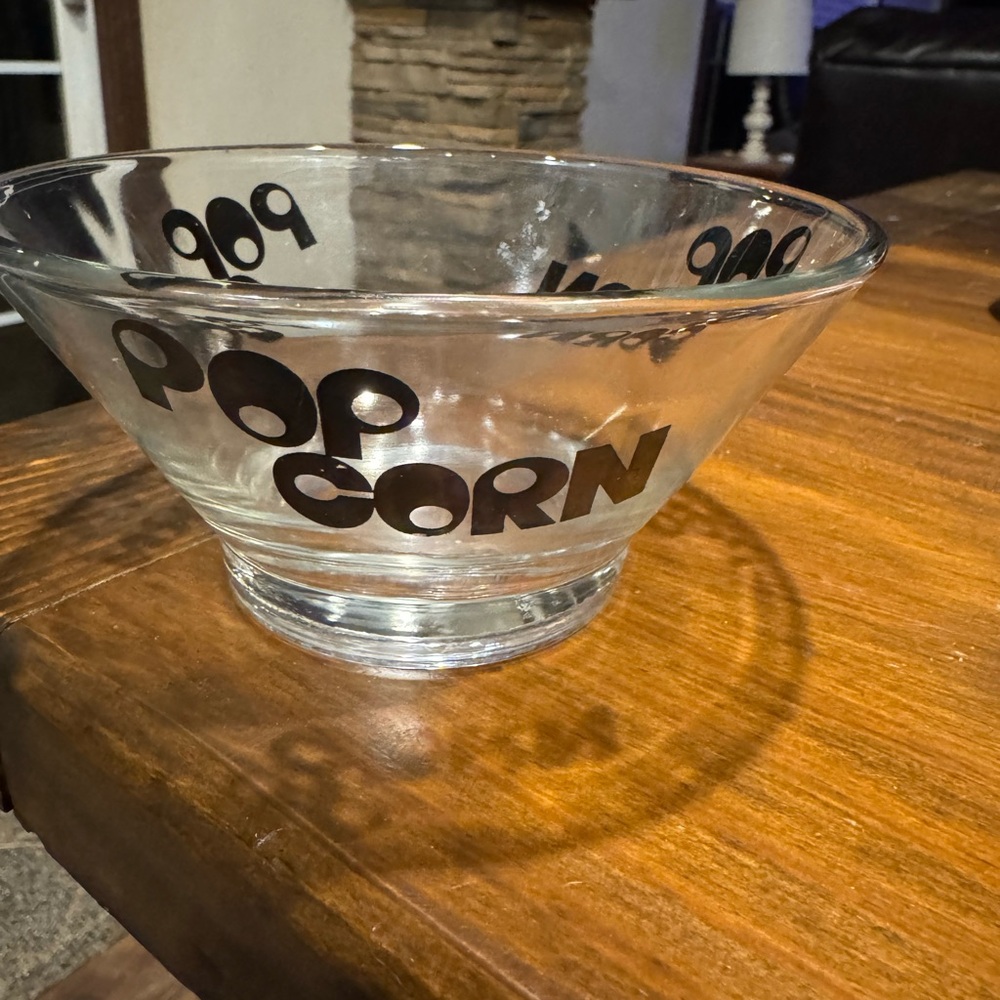 Vintage Wheaton Glass Funky Retro Popcorn Bowls Set of 4